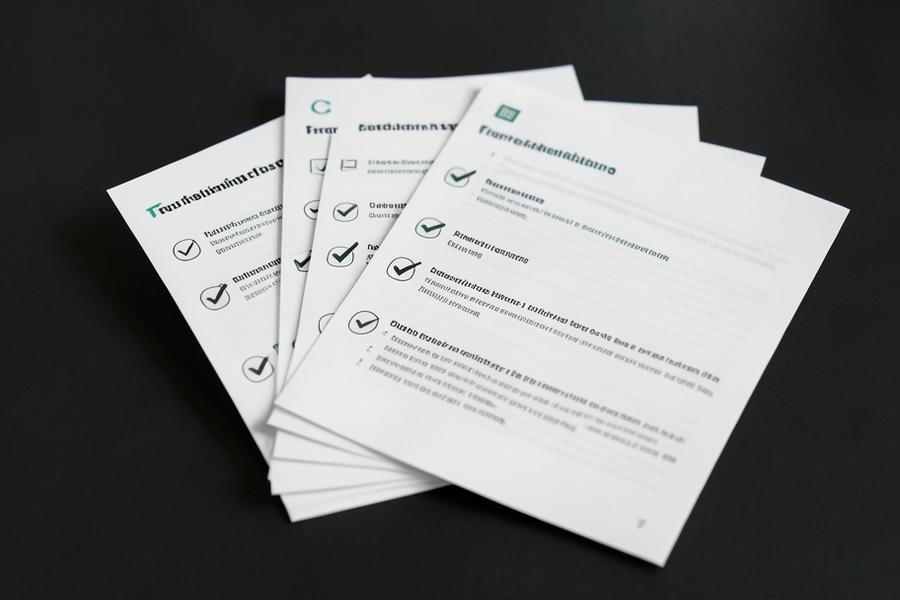 Guía tipo checklist de errores y soluciones